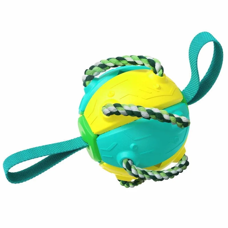 Dog Soccer Ball Interactive Toys Auto Expand Training Toys Outdoor Frisbee Pet Toys Dog Training Tools