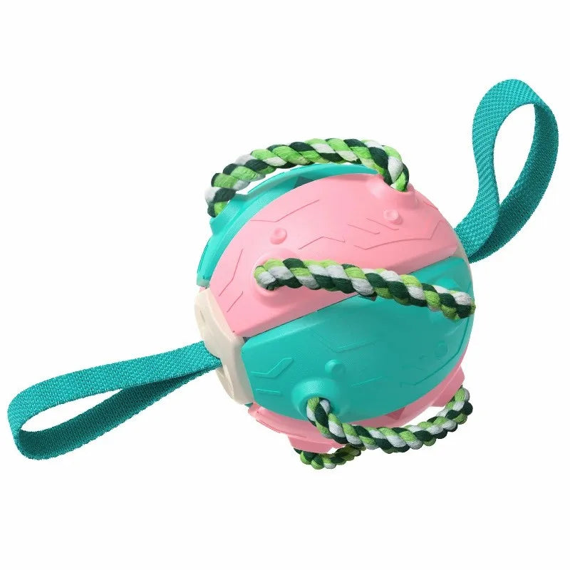 Dog Soccer Ball Interactive Toys Auto Expand Training Toys Outdoor Frisbee Pet Toys Dog Training Tools